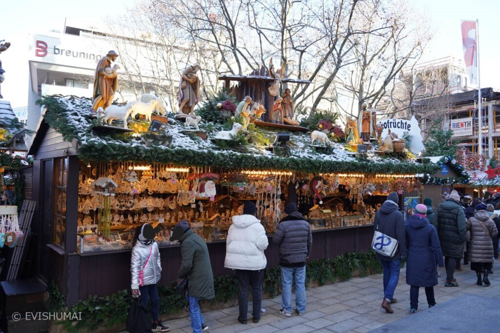 シュツットガルトのクリスマスマーケットのお店