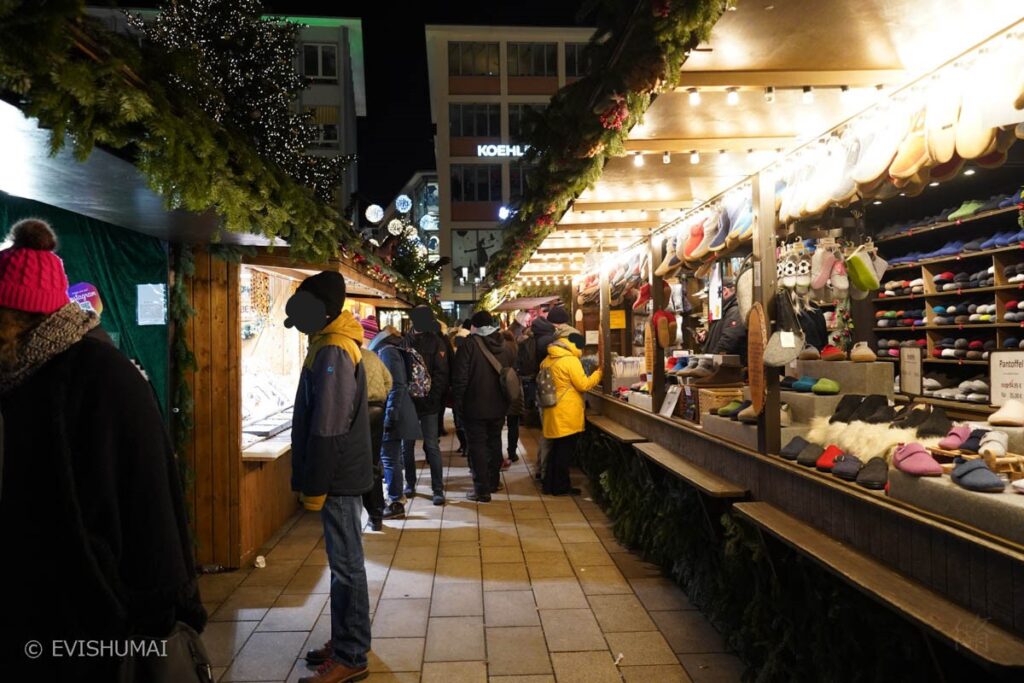 シュツットガルトのクリスマスマーケットのお店