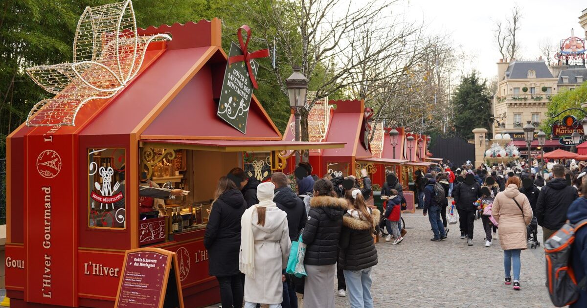 ディズニーランドパリのクリスマスマーケット